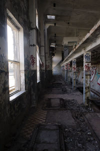 Interior of old building