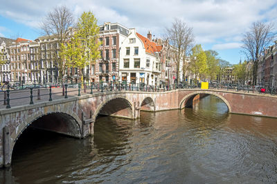 City scenic from amsterdam at the keizersgracht in the netherlands