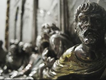 Close-up of buddha statue