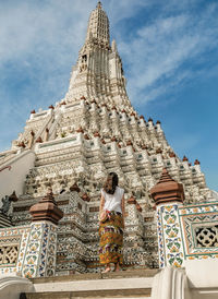 Low angle view of a temple