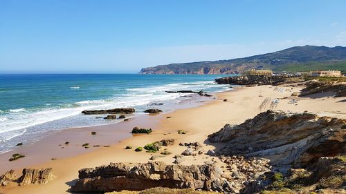 Scenic view of beach