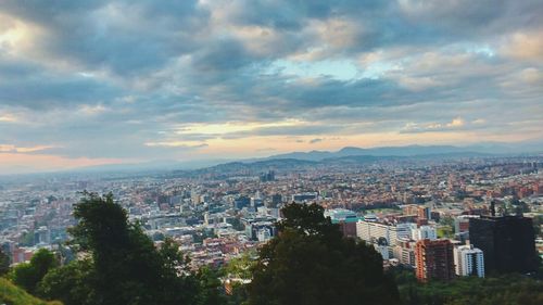 Cityscape at sunset