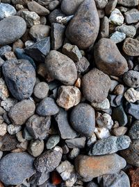 Full frame shot of stones