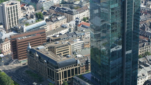 Birds eye view in frankfurt am main