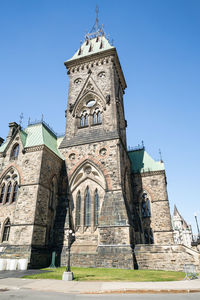 Low angle view of building against sky