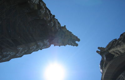 Low angle view of a statue