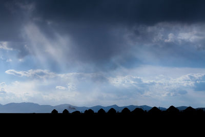 Low angle view of sky