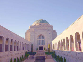 View of historical building against clear sky