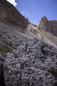 Scenic view of rocky mountains against sky