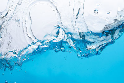 Close-up of ice crystals