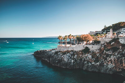 View on puglia sea