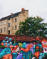 Multi colored building
