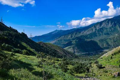 Beautiful landscape at ramban,kashmir india.