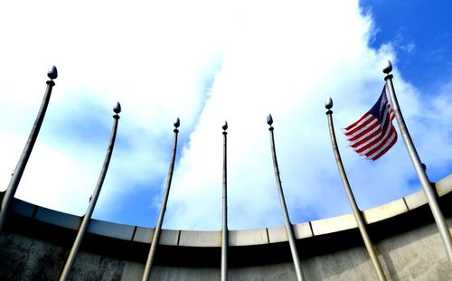 Low angle view of building against sky