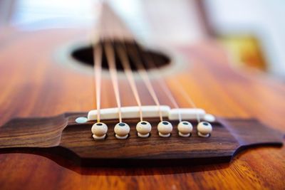 Close-up of guitar