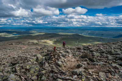 Landscape at hallingskarvet and prestholtseter, geilo, norway