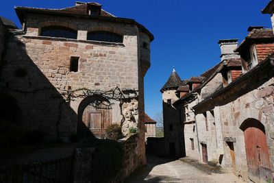 View of historic building against clear sky