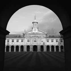 Arched structure against the sky