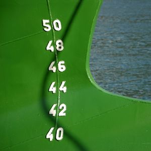 High angle view of text on green leaf