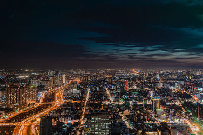 View by saigon skydeck at ho chi minh, by night