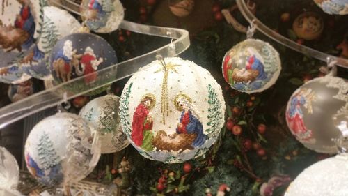 Close-up of christmas decoration