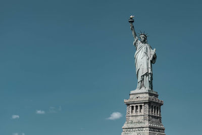 Low angle view of statue