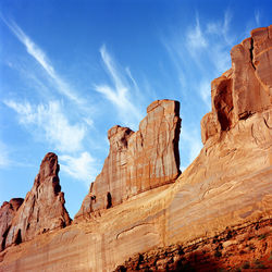 Park avenue, arches np moab utah usa medium format film photo