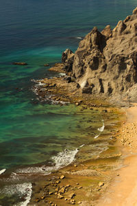 Colourful algarve coast