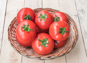 Directly above shot of tomatoes