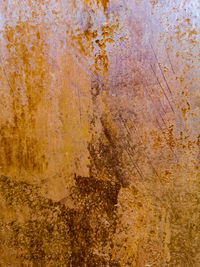 Full frame shot of rusty metal wall