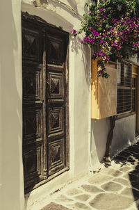 Entrance of house