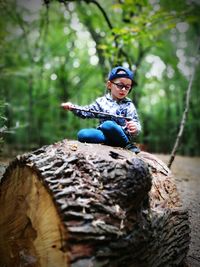 Man sitting outdoors
