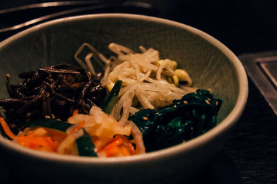 Close-up of food served in bowl
