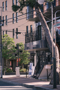 View of city street