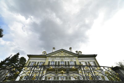 Low angle view of building against sky