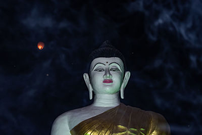 Close-up of buddha statue