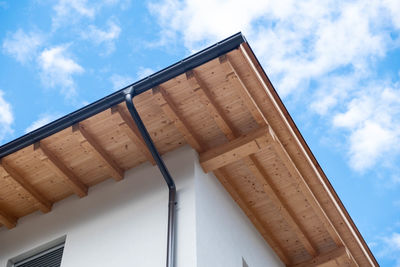 Low angle view of building against sky