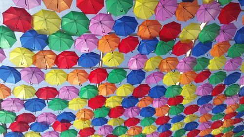 Full frame shot of colorful balls