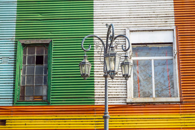 Colorful facade in the famous la boca district in buenos aires, argentina