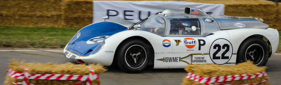 View of car on road