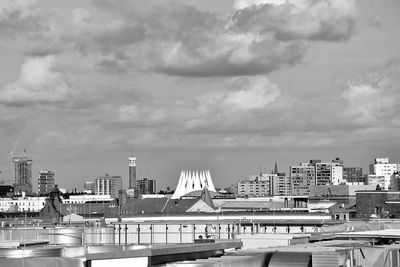 View of cityscape against sky