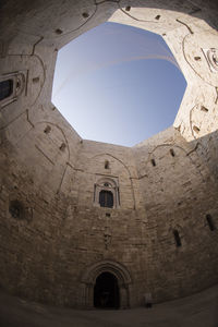 Low angle view of old building