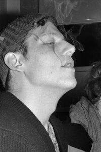 Close-up of young woman