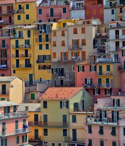 Full frame shot of apartment building