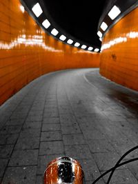 Close-up of illuminated lights