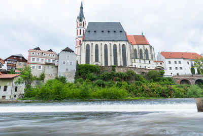 View of buildings at waterfront