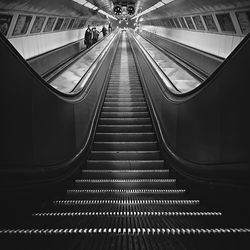 Staircase of escalator