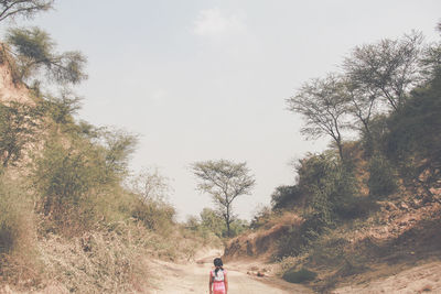 Silhouette of trees against sky