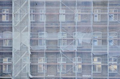 Full frame shot of glass building