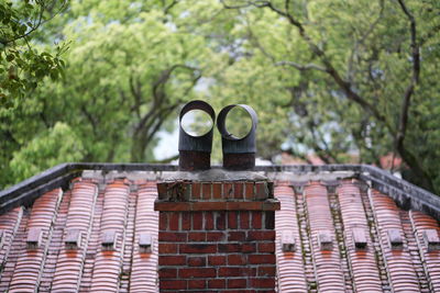 Low angle view of roof